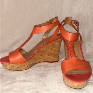 Size 10 Franco Sarto wedge heels.